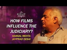 Influence of films on judiciary?  Hansal Mehta at The Great Indian Film & Literature Festival