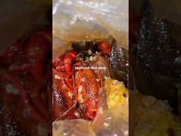 SEAFOOD BOIL MUKBANG 🦀❤️ #seafoodboil #mukbang #shorts