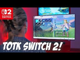 Zelda: Tears of the Kingdom Nintendo Switch 2 Edition – Hands-On Gameplay! (Handheld & TV)