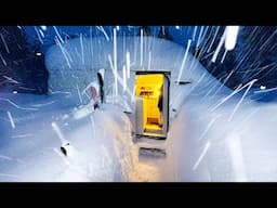 Heavy Winter Storm Camping in a Van | Blizzard Van Survival