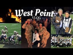 Army Navy Week VLOG | bonfire, front row seats, goats vs engineers game, after party, & more!
