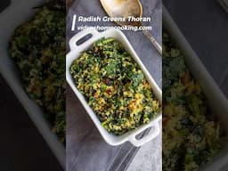 Radish Greens Thoran | Mullangi Keerai Poriyal #healthyrecipes #keerairecipe #thoranrecipes