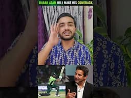 Babar Azam Ka Comeback Virat Kohli Ki Tarah Hoga Babar is Class Player Said By Wasim Akram #cricket