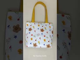DIY Tote bag cutting and stitching | Bag sewing tutorial | DIY Cloth Bag making at home