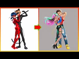Miraculous Ladybug & Catnoir Become Into Bad Boys, Bad Girls - Miraculous Transformation