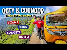 Ooty Coonoor 3 nights 4 days Itinerary | Ooty toy train | ooty coonoor trip guide | Resty Neha Vlogs