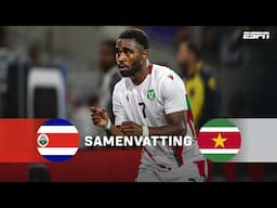 🇸🇷 Gyrano KERK en Richonell MARGARET in VORM in duel met 7️⃣⚽️ | Samenvatting Costa Rica - Suriname
