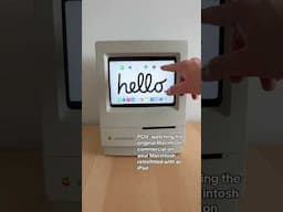 Vintage Mac 💾 iPad Powered!