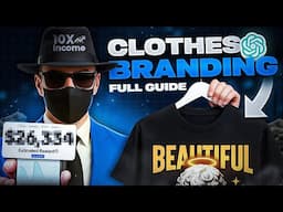 Selling Clothing with ChatGPT Never Been Easier - Full Course