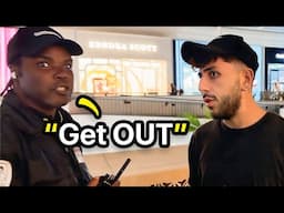 Angry Security Guard CRASHES OUT on me! **Kicked Out Of Mall**