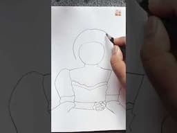 Horror Drawing 👻!! Annabelle Ghost Doll 😨!!#shorts #horrorstories