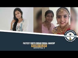 FASTEST SOUTH INDIAN BRIDAL FACE MAKEUP