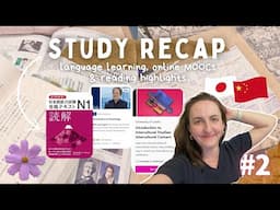 Everything I have studied in March & April 2025 🌸 Languages, Psychology, Intercultural Studies