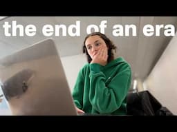 a BAD last week of classes...