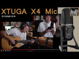 XTUGA X4 Mic Demo & Review - Great VALUE USB microphone