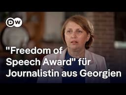 DW "Freedom of Speech Award" für Tamar Kinzuraschwili aus Georgien | DW Nachrichten