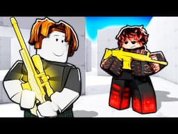 Pretending to be a NOOB, then using DIAMOND SNIPER..