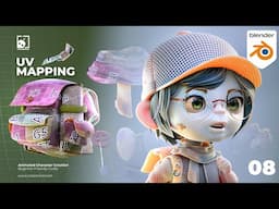08 UV Mapping for Texturing - Character Creation Part 8 - #blender3d