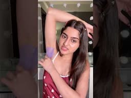 Underarms SHAVING🪒 CHALLENGE!! 😍 for glowing Underarms✨ #shorts #youtubeshorts