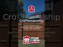 We're Your Experts in Outdoor Woodcare #shorts
