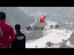 Moments Filmed Seconds Before Disaster!
