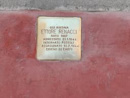 Bordighera, deportato al campo di Fossoli e fucilato nel 1944: pietra d’inciampo per Ettore Renacci