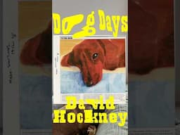 Une de mes œuvres préf : Dog Days de David Hockney 🐕💓⭐️