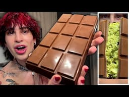 I Made a GIANT Dubai Chocolate Bar!