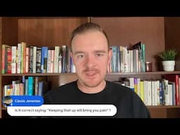 How to use KEEP to mean CONTINUE (LIVE English Lesson!)