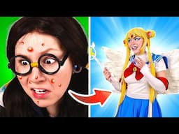 Emotional Birth to Death of a Poor Nerd Cat — From Nerd to Rich Sailor Moon Cat!
