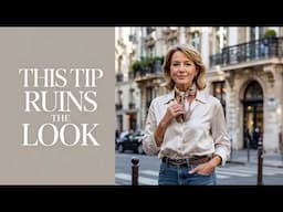 The FRENCH SPRING CAPSULE STYLE MISTAKE That Can RUIN Your Look (And How to Fix It)
