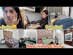 Why I am crying | house decor & home cleaning | Natasha waqas vlogs