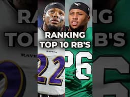 RANKING The Top 10 Running Backs Entering 2025 #shorts #nfl NFL Power Rankings