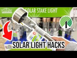 GENIUS Dollar Tree Solar Light HACKS Everyone will be trying this 2025 🌞