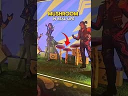 Mushroom in FF Vs Real Life 💀 #shorts