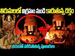 తిరుపతిలో విగ్రహం నుండి కారుతున్న రక్తం | Tirumala Temple Mysteries in Telugu | Telugu Ammayi