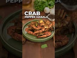 Crab Pepper Masala | Crab Recipe | Sea Food #shorts #crabpeppermasala