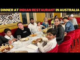 DINNER AT INDIAN RESTAURANT IN AUSTRALIA WITH FAMILY ||