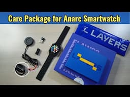 Layes Anarc Smartwatch Care Package - New Charger and Tempered Glass