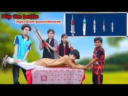 flip the bottle  injection punishment | Sui Wala injection Funny video | MoonVines