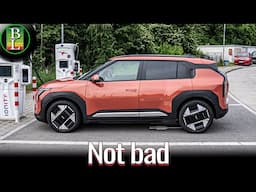 KIA EV3 (81kWh) - 110 km/h (68mph) range test in the rain