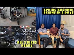 Spring Kashmir Ride Ki Full Preparation Done | 3 Riders | Apricot Blossom Ride @deepranjansachan