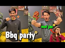 Bisma ko us k daddy k ghar chor k BBQ party mai chala gya 😉