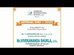 Sunbeam International School CBSE , Walaja -  Annual Day 2025