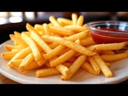 Perfect Homemade French Fries Recipe | Secret to Crispy French Fries | No Coating, No Cornflour