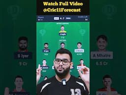 CSK vs PBKS Dream Team Prediction #dream11prediction #dream11team #dream11 #cric11forecast