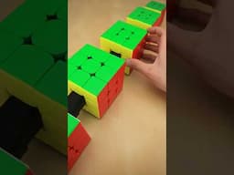 I Combined every SIZE of Rubik's Cube