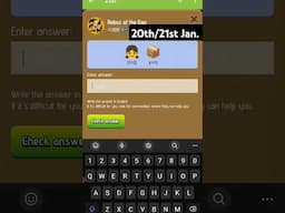 Rebus of the day zoo answer 20th/21st January 2025