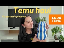 *Aesthetic & Pinteresty products* from TEMU || Best kitchen, jewellery, home decor finds