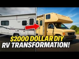 (VAN LIFE) My $2000 DIY RV Makeover –You Won’t Believe the Result!